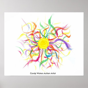 Candy Waters Autisst Artist Poster