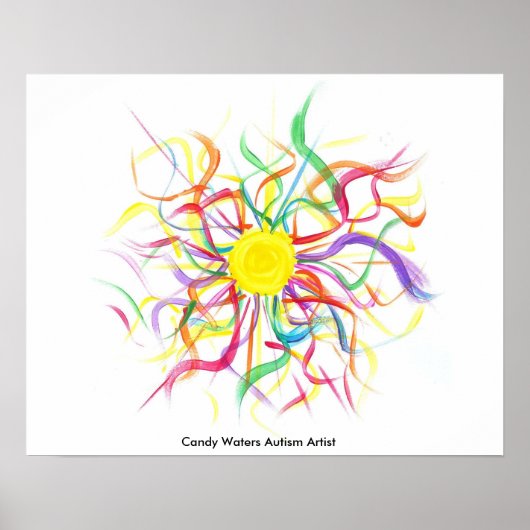 Candy Waters Autisst Artist Poster (Vorne)