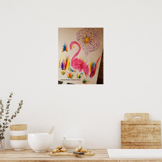 Candy Waters Autisst Artist Poster (Küche)