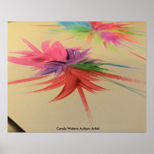 Candy Waters Autisst Artist Poster (Vorne)