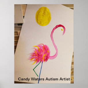 Candy Waters Autisst Artist Poster