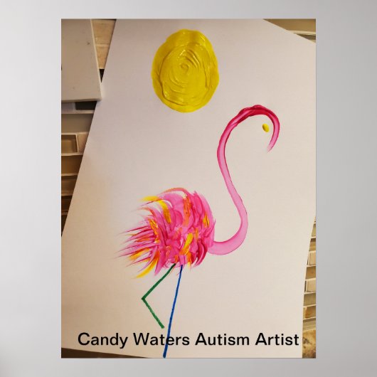 Candy Waters Autisst Artist Poster (Vorne)