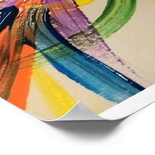 Candy Waters Autisst Artist Poster (Ecke)