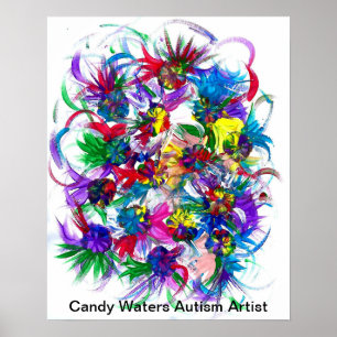 Candy Waters Autisst Artist Poster