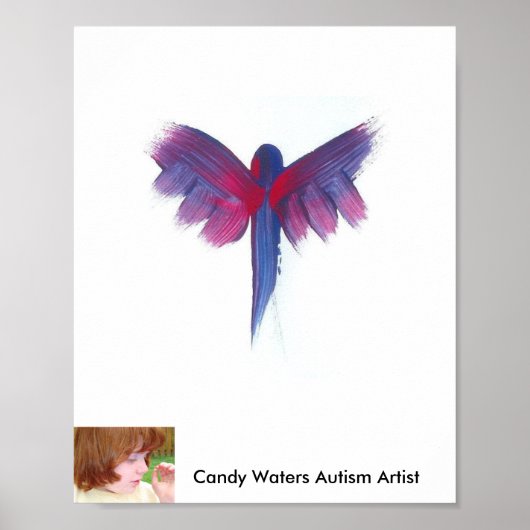 Candy Waters Autisst Artist Poster (Vorne)