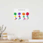 Candy Waters Autisst Artist Poster (Küche)