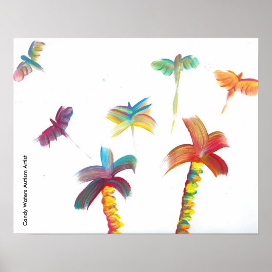 Candy Waters Autisst Artist Poster (Vorne)