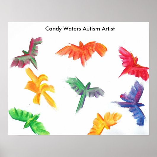 Candy Waters Autisst Artist Poster (Vorne)
