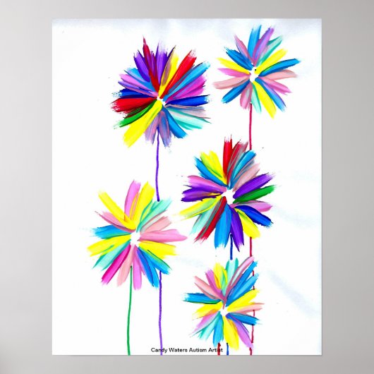Candy Waters Autisst Artist Poster (Vorne)