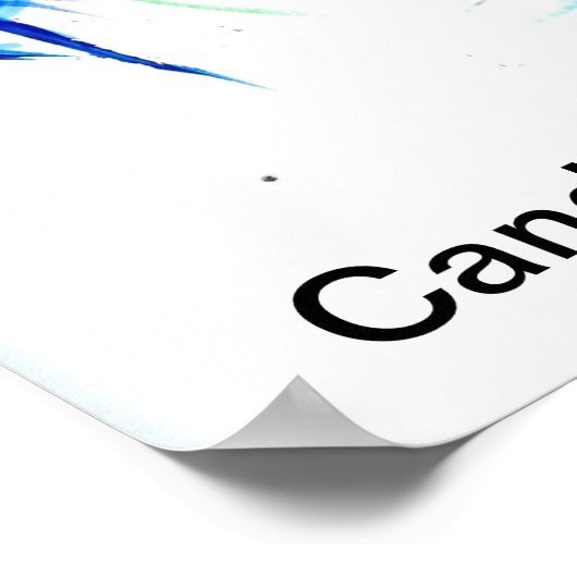 Candy Waters Autisst Artist Poster (Ecke)