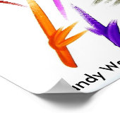 Candy Waters Autisst Artist Poster (Ecke)