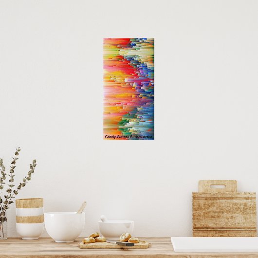 Candy Waters Autisst Artist Poster (Küche)