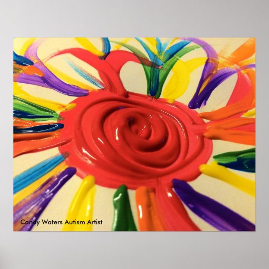 Candy Waters Autisst Artist Poster (Vorne)