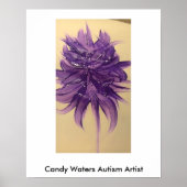 Candy Waters Autisst Artist Poster (Vorne)