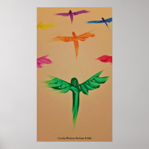 Candy Waters Autisst Artist Poster
