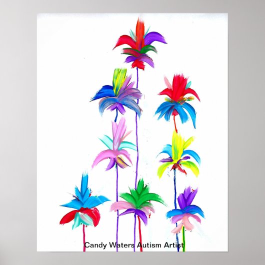 Candy Waters Autisst Artist Poster (Vorne)