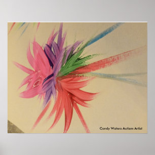 Candy Waters Autisst Artist Poster