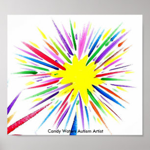 Candy Waters Autisst Artist Poster