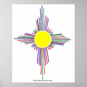 Candy Waters Autisst Artist Poster