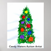 Candy Waters Autisst Artist Poster (Vorne)