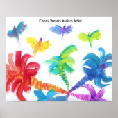 Candy Waters Autisst Artist Poster (Vorne)