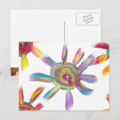 Candy Waters Autisst Artist Postkarte (Vorne/Hinten)