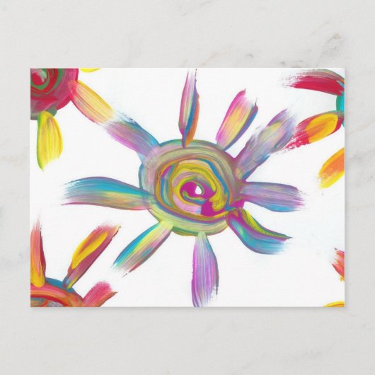 Candy Waters Autisst Artist Postkarte (Vorderseite)