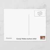 Candy Waters Autisst Artist Postkarte (Rückseite)