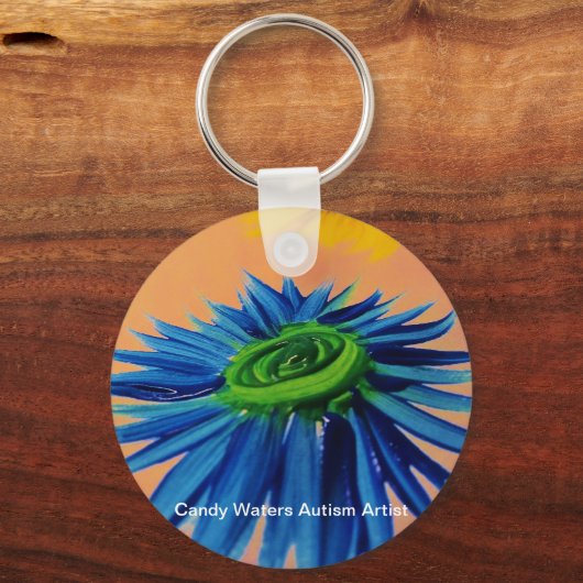 Candy Waters Autisst Artist Schlüsselanhänger (Vorderseite)