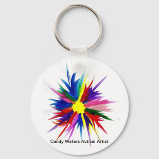 Candy Waters Autisst Artist Schlüsselanhänger