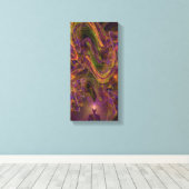 Candy Waters Autisst Künstler Stretched Canvas Pri Leinwanddruck (Insitu (Holzboden))