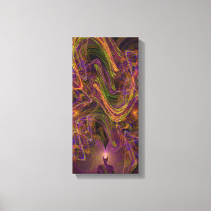 Candy Waters Autisst Künstler Stretched Canvas Pri Leinwanddruck