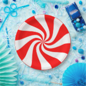 Candy, Wirbel Spiral Pappteller (Party)