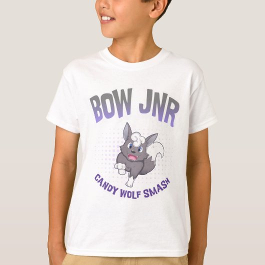 Candy Wolf Smash | BOW Jnr T-Shirt (Vorderseite)