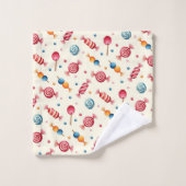 Candy Wonderland Badhandtuch Set (Waschlappen)