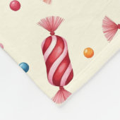 Candy Wonderland Fleecedecke (Ecke)