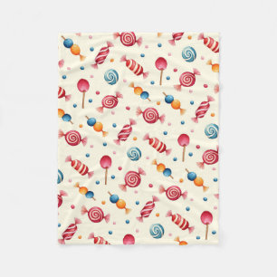 Candy Wonderland Fleecedecke