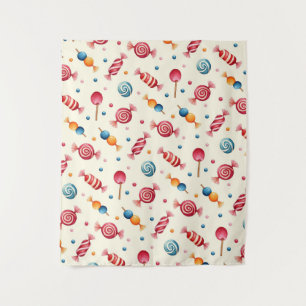 Candy Wonderland Wandteppich