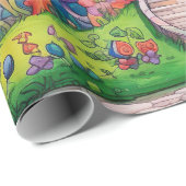 Candy World Geschenkpapier (Rolleneckpunkt)