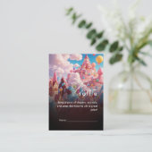 Candy World Niedlich Baby Dusche Begleitkarte (Stehend Vorderseite)