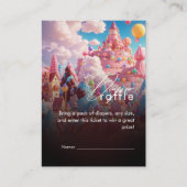 Candy World Niedlich Baby Dusche Begleitkarte (Vorderseite)