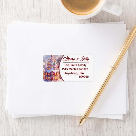 Candy World - Rücksendeadresse Adressaufkleber (Insitu)