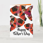 Candy Wrapper Fish Sculpture Father's Day Card Karte (Vorderseite)