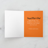 Candy Wrapper Fish Sculpture Father's Day Card Karte (Innenseite)