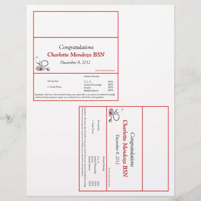 Candy Wrapper - Nurse (Vorderseite)