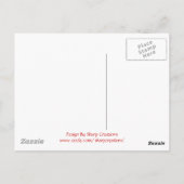 Candy Wreath Postkarte (Rückseite)