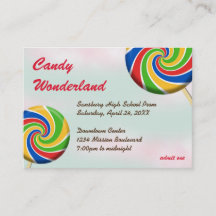 Candy Wunderland Sonderanfertigung Logo Eintrittsk