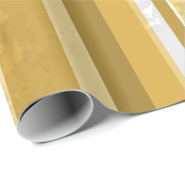 Candy Yellow Stripes Geschenkpapier