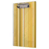 Candy Yellow Stripes Klemmbrett (Links)
