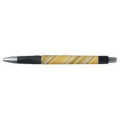 Candy Yellow Stripes Kugelschreiber (Vorderseite)